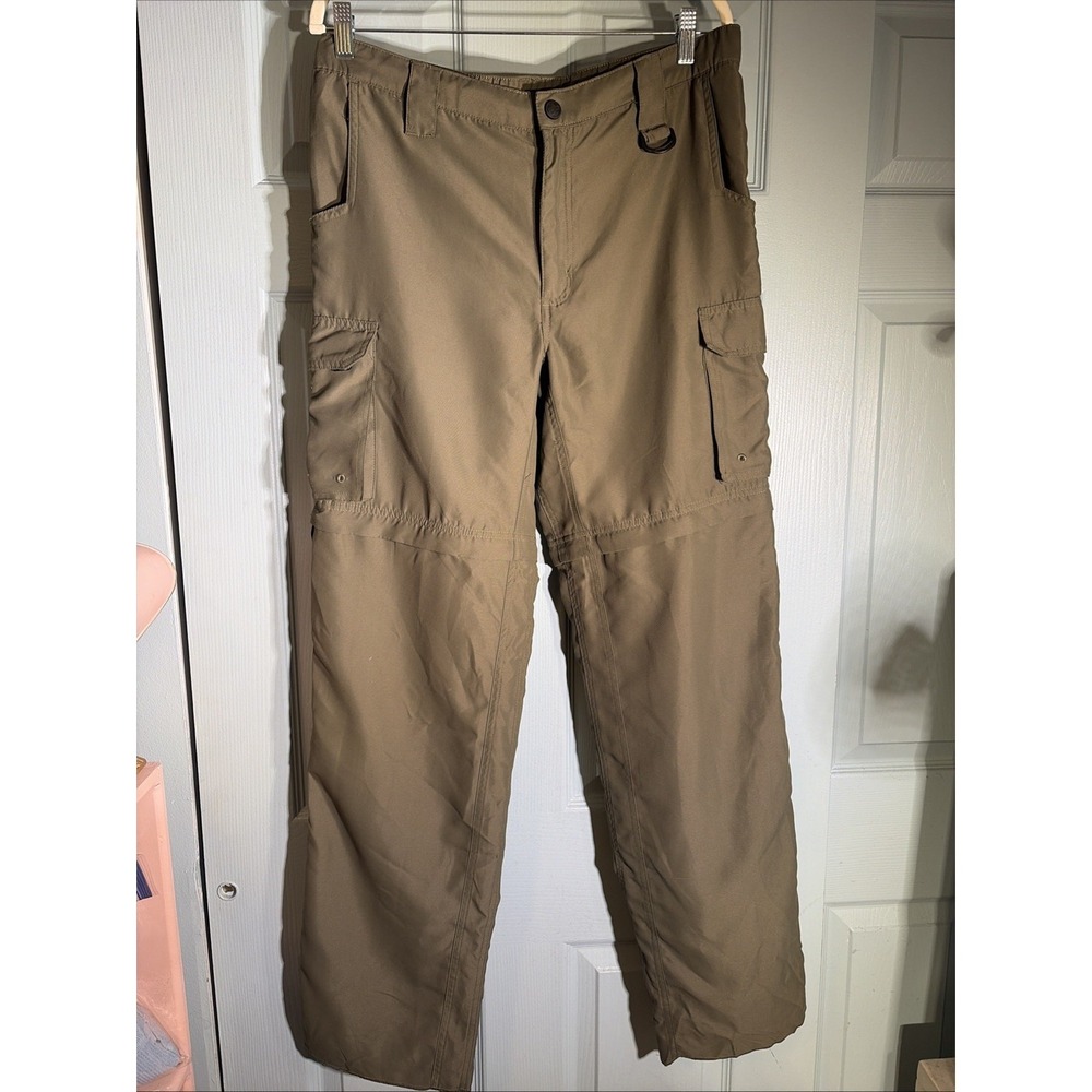 Boy Scouts of America Switchback Convertible Pants Shorts Youth XL Olive Raw Hem